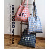 チェック柄 ロゴトートバッグ | e-zakkamania stores | 詳細画像3