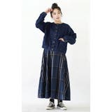 大柄チェック タックスカート | e-zakkamania stores | 詳細画像17