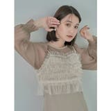SET2点チュールキャミ付きドッキングワンピース | earth music&ecology | 詳細画像13