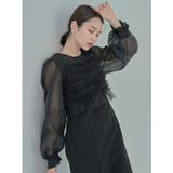 SET2点チュールキャミ付きドッキングワンピース | earth music&ecology | 詳細画像28