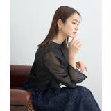 SET2点シアーブラウス+3Dレースワンピース | earth music&ecology | 詳細画像21