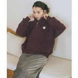 Champion×emaeハーフジップハートスウェット | earth music&ecology  | 詳細画像2 