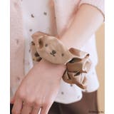 ブラウン | miffy/earth フェイス刺繍シュシュ | earth music&ecology 