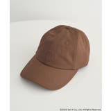 ブラウン | リラックマ×earth ワンポイント刺繡キャップ | earth music&ecology 