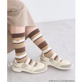 リラックマ×earth マルチボーダーソックス | earth music&ecology  | 詳細画像2 