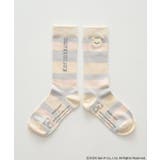 B | リラックマ×earth マルチボーダーソックス | earth music&ecology 