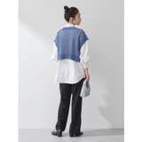 SET2点メッシュベスト+シャツ | earth music&ecology  | 詳細画像13