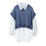 SET2点メッシュベスト+シャツ | earth music&ecology  | 詳細画像35