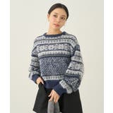 フェザーヤーンノルディックプルオーバー | earth music&ecology  | 詳細画像13