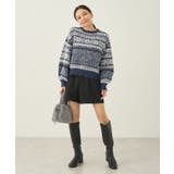 フェザーヤーンノルディックプルオーバー | earth music&ecology  | 詳細画像16