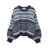 フェザーヤーンノルディックプルオーバー | earth music&ecology  | 詳細画像28