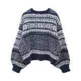 フェザーヤーンノルディックプルオーバー | earth music&ecology  | 詳細画像29