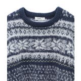 フェザーヤーンノルディックプルオーバー | earth music&ecology  | 詳細画像30