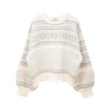 フェザーヤーンノルディックプルオーバー | earth music&ecology  | 詳細画像35