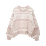 フェザーヤーンノルディックプルオーバー | earth music&ecology  | 詳細画像36