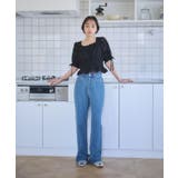 カットオフフレアデニムパンツ | earth music&ecology | 詳細画像15