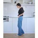 カットオフフレアデニムパンツ | earth music&ecology | 詳細画像16