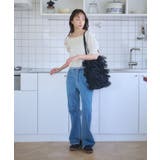 カットオフフレアデニムパンツ | earth music&ecology | 詳細画像18