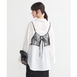 SET2点レースビスチェ+シャツ | earth music&ecology  | 詳細画像10