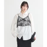 SET2点レースビスチェ+シャツ | earth music&ecology  | 詳細画像7