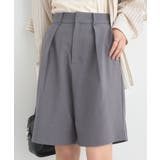 タックハーフパンツ | earth music&ecology  | 詳細画像1 