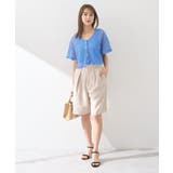 タックハーフパンツ | earth music&ecology  | 詳細画像19 