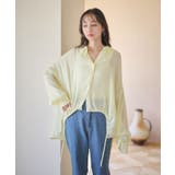 レーヨンクレープドロストシャツ | earth music&ecology | 詳細画像7