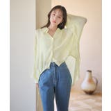 レーヨンクレープドロストシャツ | earth music&ecology | 詳細画像8