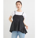 SET2点レースキャミ+フレンチTee | earth music&ecology | 詳細画像9