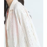 スパンコールレースショートシャツ | earth music&ecology | 詳細画像16