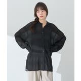 マジョリカプリーツレギュラーシャツ | earth music&ecology  | 詳細画像12 