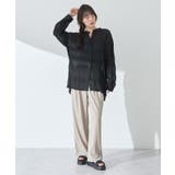 マジョリカプリーツレギュラーシャツ | earth music&ecology  | 詳細画像14 