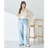 マジョリカプリーツレギュラーシャツ | earth music&ecology  | 詳細画像10 