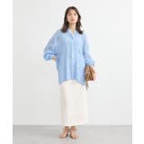 マジョリカプリーツレギュラーシャツ | earth music&ecology  | 詳細画像26 