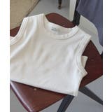 アイボリー | リブタンクトップ | earth music&ecology 