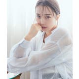 メッシュストライプショートシャツ | earth music&ecology | 詳細画像6
