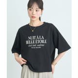 ブラック | NUITA LA BELLE ETOILEショートT | earth music&ecology 