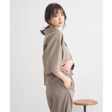 リラックスシャツジャケット / リネン混 | earth music&ecology | 詳細画像8