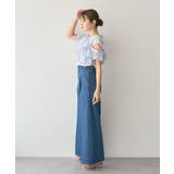 サイドベルトデニムパンツ | earth music&ecology | 詳細画像6