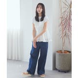サイドベルトデニムパンツ | earth music&ecology | 詳細画像9