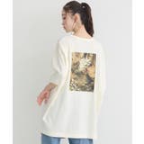 クリーム | アソートグラフィックルーズTee | earth music&ecology