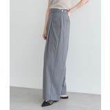 ウエストタブタックパンツ | earth music&ecology  | 詳細画像4 