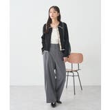 ウエストタブタックパンツ | earth music&ecology  | 詳細画像10 