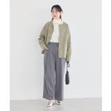 ウエストタブタックパンツ | earth music&ecology  | 詳細画像17 