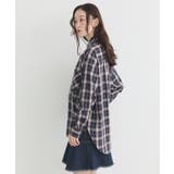 マルチウェイチェックシャツ | earth music&ecology | 詳細画像4