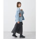 シャイニーラッフルスカート | earth music&ecology  | 詳細画像6 