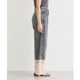 裾レースデニムパンツ | earth music&ecology  | 詳細画像17 