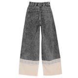 裾レースデニムパンツ | earth music&ecology  | 詳細画像21 