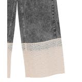 裾レースデニムパンツ | earth music&ecology  | 詳細画像25 