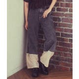裾レースデニムパンツ | earth music&ecology  | 詳細画像3 
